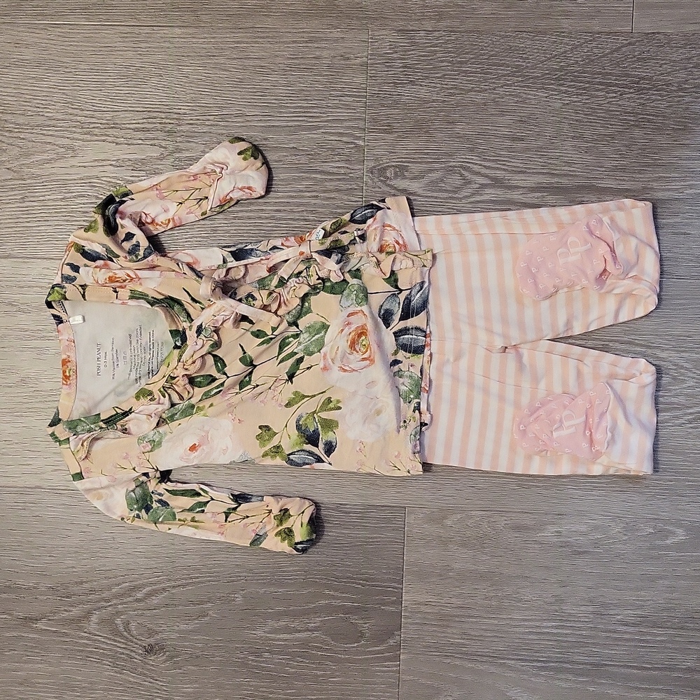 Posh Peanut kimono set